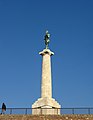 Pobednik monument (The Victor), Kalemegdan fortress in Belgrade, Serbia.