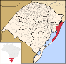 Osório – Mappa