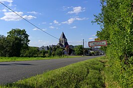 Gezicht op Vernoil-le-Fourrier