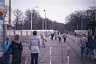 Grenzübergang Puschkinallee Dezember 1989