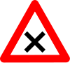 A15: Dangerous intersection with priority to vehicles coming from the right hand side