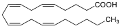 Arachidonic acid structure.svg