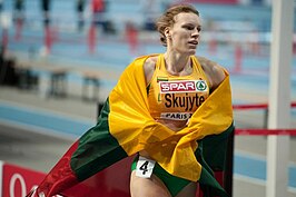 Tijdens de EK indoor 2011, Parijs