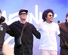 Jaakko Salovaara and Rummy Nanji performing in 2022