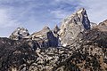 Von links nach rechts: Middle Teton, Disappointment Peak, Teepe Pillar, Grand Teton