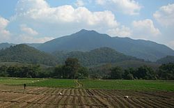 Doi Ian roughly 5 km east of Ngao