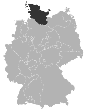 Karte der Nordelbischen Evangelisch-Lutherischen Kirche