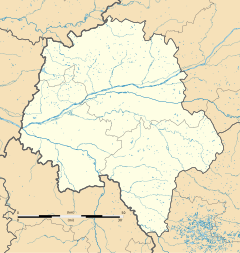 Mapa lokalizacyjna Indre i Loara