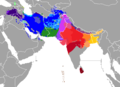 Indo-Iranian Languages distribution