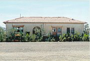 The Litchfield Train Station – built in 1920, near Maricopa County 85 and Litchfield Road. It was a feeder station of the Southern-Pacific Rock-Island Line. In 2009, the City of Goodyear purchased the station for $5,000. The station was moved to city owned land by Maricopa County 85 and Estrella Parkway where it currently lies in a total state of abandonment and deterioration.[19]