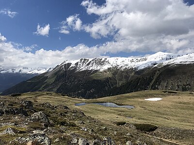 Blick nach Norden zu Muchetta und Stulsergrat