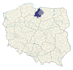 Mapa Powiśla