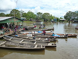 Der Hafen von Leticia