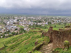 राहतगढ़ दुर्ग और नगर का दृश्य