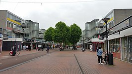 Reigersbos, links en rechts de galerij (juli 2019)