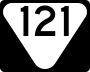 State Route 121 marker