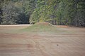 A smaller mound as seen from the top of the large mound