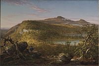 A View of the Two Lakes and Mountain House, Catskill Mountains, Morning (y. 1844), Brooklyn Museum