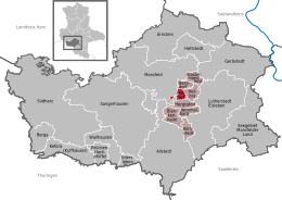 Ahlsdorf – Mappa