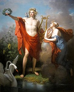Απόλλωνας ο Θεός του Φωτός, με την Ουρανία τη Μούσα της Αστρονομίας