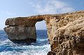 Azure Window, Gozo (Horizontbegradigung)