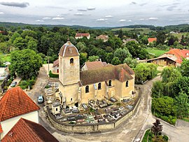 The church in Beaumotte-lès-Pin