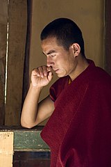 Monk at Drepung