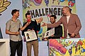 Kennerspiel des Jahres 2023: Die Challengers!-Autoren Johannes Krenner und Markus Slawitscheck sowie Roman Rybiczka und Julian Steindorfer von 1 More Time Games