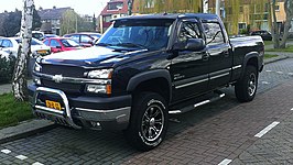 Een Chevrolet Silverado 2500 HD uit 2004