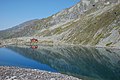 Der Dösener See, Blick auf das Arthur-von-Schmid-Haus