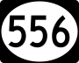 Mississippi Highway 556 marker