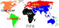 Die Kontinentalverbände der FIFA