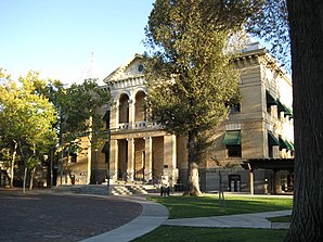 Das Kings County Courthouse in Hanford, gelistet im NRHP