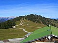 Kitzbühel Sonnenrastbahn mit Blick auf die Fleckalmbahn