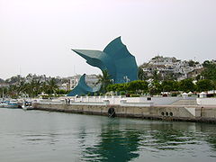 Skulptur i Manzanillo i Colima