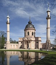 Islamic inspiration - Garden Mosque of the Schwetzingen Palace, Germany, by Nicolas de Pigage, 1779-1795[180]