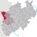 Der Kreis Kleve in Nordrhein-Westfalen