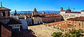 The northern corner, with the church of San Lorenzo, Palazzo Chiablese, the Royal Palace, and in the background the Duomo