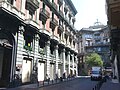 Il palazzo visto da via dei Mille