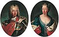 Vittorio Amedeo II and Anne Marie d'Orléans, School of Savoy, 18th Century.jpg