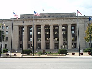 Wyandotte County Courthouse, gelistet im NRHP Nr. 02000398[1]