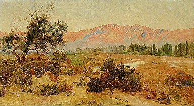 Landscape with Mountain Range