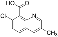 Skeletal formula of quinmerac