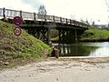 Ehemalige Brücke der „Nachwendezeit“ bei Rothenhusen, inzwischen abgerissen