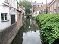 De Bakkersrei tussen Begijnhof en Katelijnevest met achteraan de Wijngaardpleinbrug