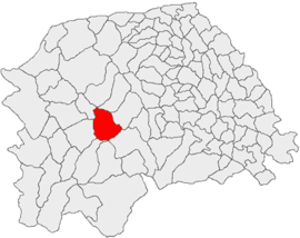 Location in Suceava County