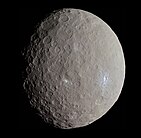 The dwarf planet Ceres from the Dawn spacecraft