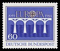 Bundespost 1984, 60 Pfennig (blau)