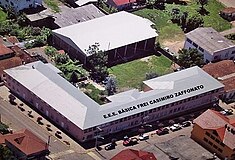 Aerial photo of Frei Casimiro Zaffonato school 2000s