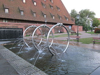 Heweliuszbrunnen in Danzig